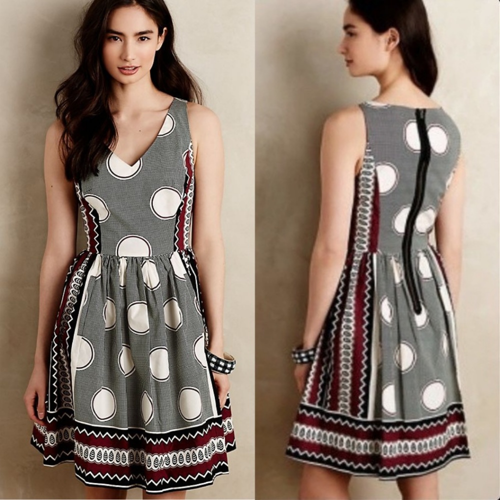 Anthropologie Maeve Moonsong Sleeveless Dress Gray
